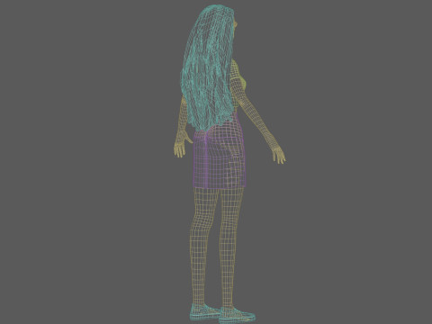 Sweet pretty woman V30344 3D Model