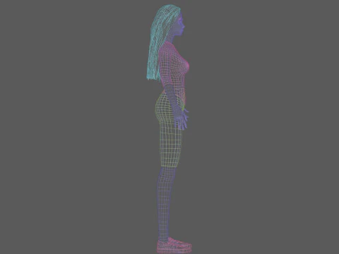 Young beautiful woman V29103 3D Model