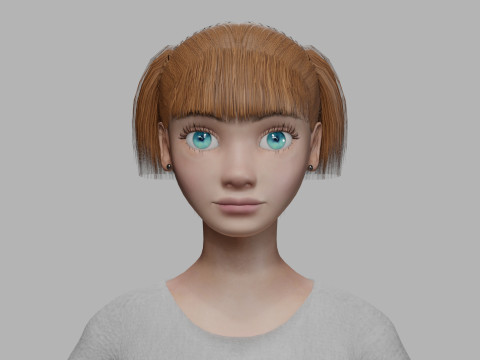 Young cool woman V20297 3D Model