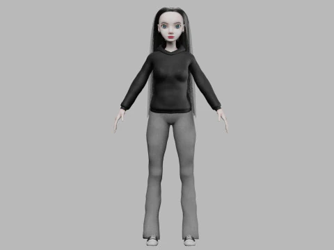 Basic pretty woman V31046 3D Model