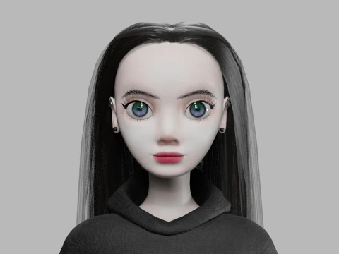 Basic pretty woman V31046 3D Model
