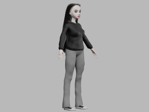 Basic pretty woman V31046 3D Model