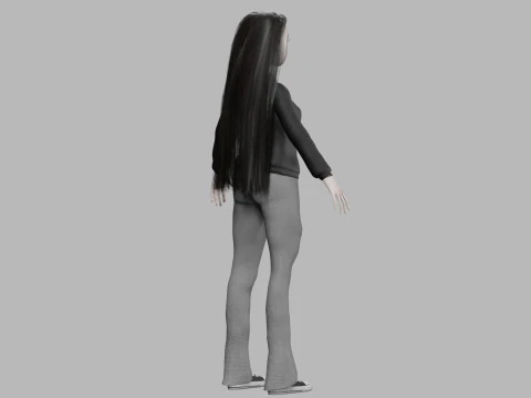 Basic pretty woman V31046 3D Model