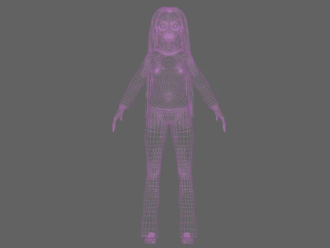 Basic pretty woman V31046 3D Model