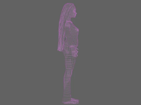 Basic pretty woman V31046 3D Model