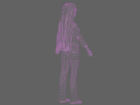 Basic pretty woman V31046 3D Model