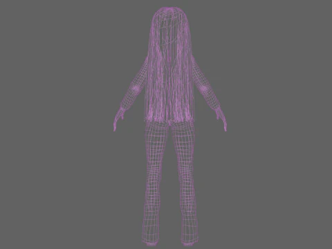 Basic pretty woman V31046 3D Model