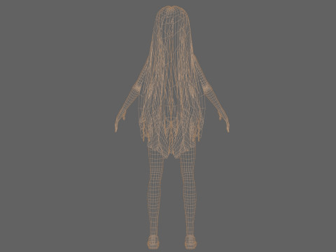 Lovely basic woman V33762 Modelo 3D