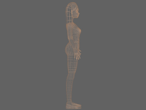 Sweet young woman V22648 Modèle 3D