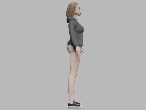 Pretty basic girl V30121 Modelo 3D