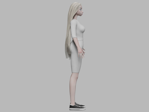 Pretty cute girl V31689 3D 모델
