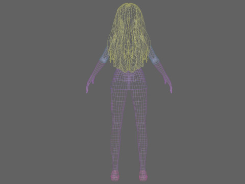 Pretty sweet girl V32255 3D Model