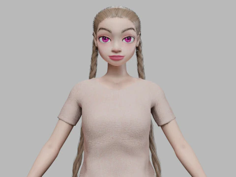 Muito jovem V26755 Modelo 3D