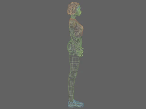 Teen young girl V27773 3D Model