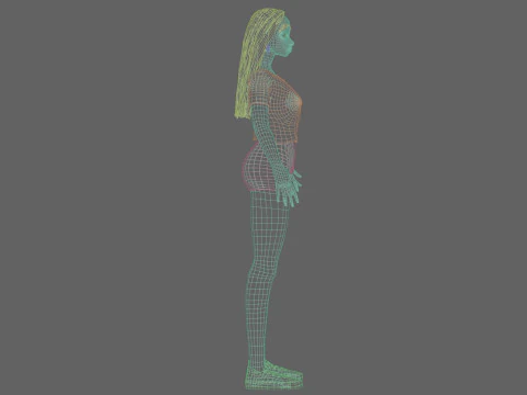 Young cute girl V29988 3D Model