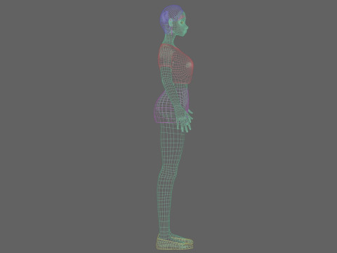 Young teen girl V25929 3D Model