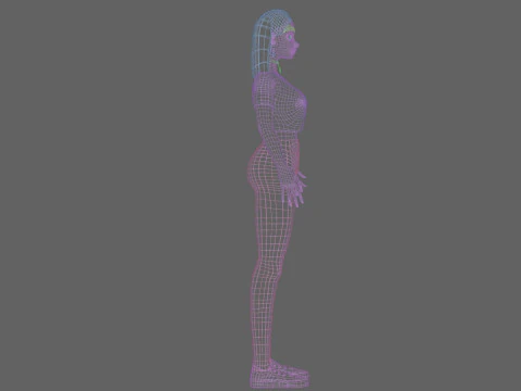 Cute sweet girl V24596 3D Model
