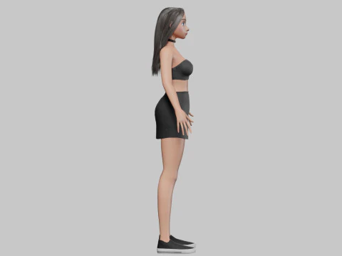 Pretty standard girl V29915 3D Model