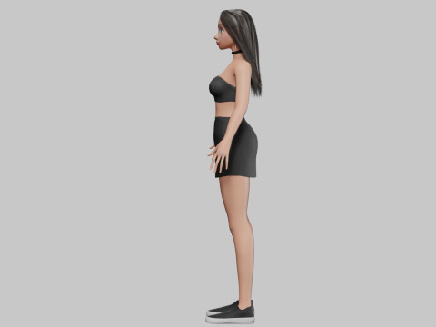 Pretty standard girl V29915 Modèle 3D