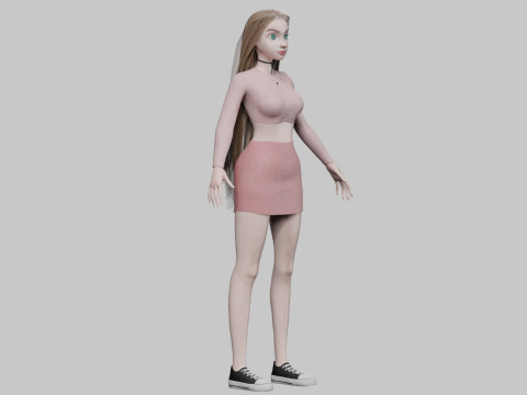Pretty sweet girl V31962 Modèle 3D