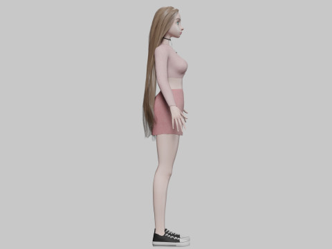 Pretty sweet girl V31962 Modèle 3D