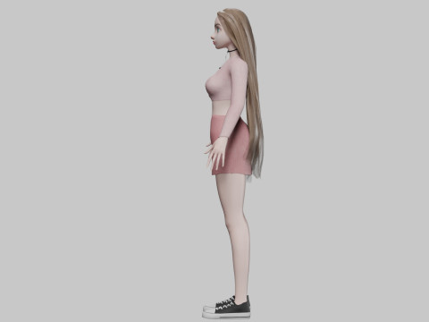 Pretty sweet girl V31962 Modèle 3D