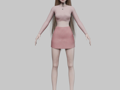 Pretty sweet girl V31962 Modèle 3D