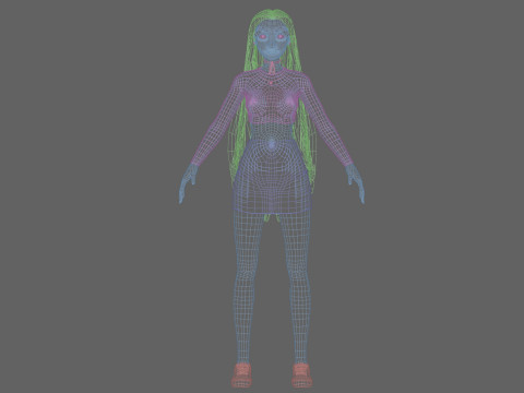 Pretty sweet girl V31962 Modèle 3D