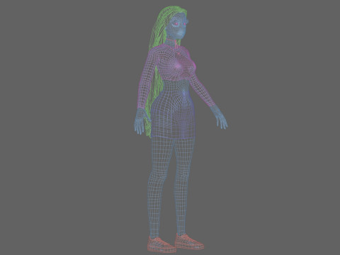 Pretty sweet girl V31962 Modèle 3D