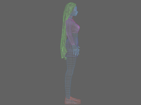 Pretty sweet girl V31962 Modèle 3D