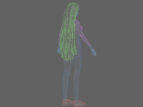 Pretty sweet girl V31962 Modèle 3D