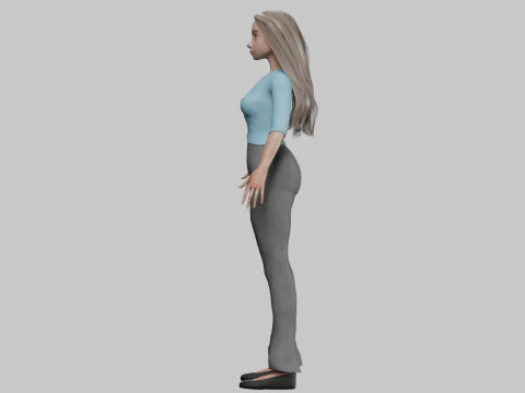 Sweet cute girl V30933 3D Model