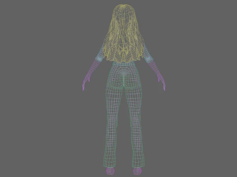 Sweet cute girl V30933 3D Model