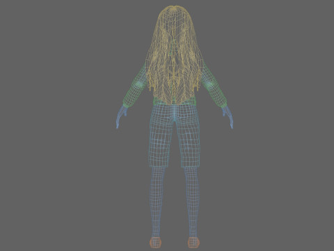 Sweet pretty girl V32267 Modelo 3D