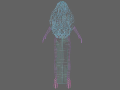 Cute sweet girl V36303 Modelo 3D