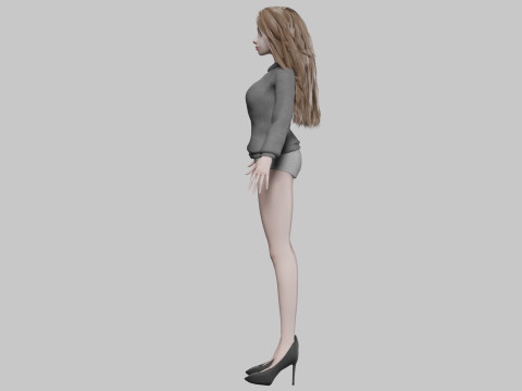 Pretty sweet girl V34961 Modèle 3D