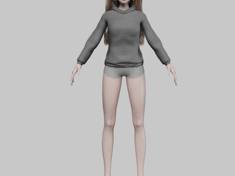 Pretty sweet girl V34961 Modèle 3D