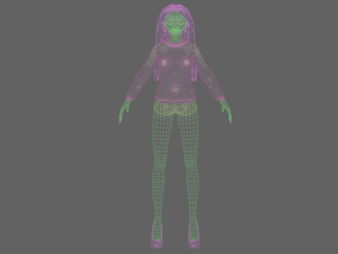 Pretty sweet girl V34961 Modèle 3D