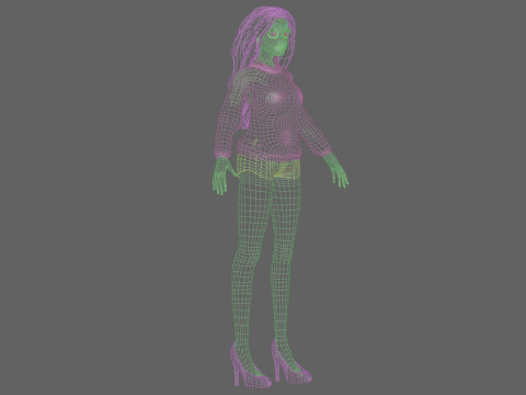 Pretty sweet girl V34961 Modèle 3D