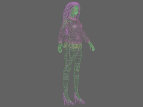 Pretty sweet girl V34961 3D Model