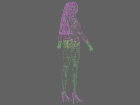 Pretty sweet girl V34961 Modèle 3D