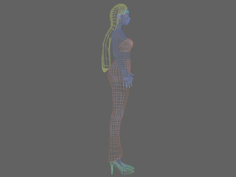 Sweet pretty girl V20856 3D Model
