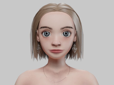 Young sweet girl V28467 Modelo 3D