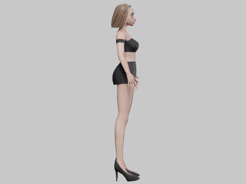 Young sweet girl V28467 Modelo 3D