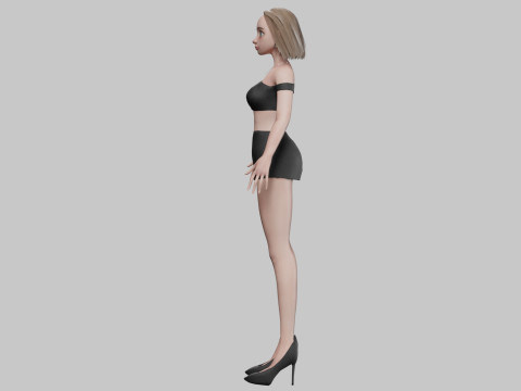 Young sweet girl V28467 Modelo 3D