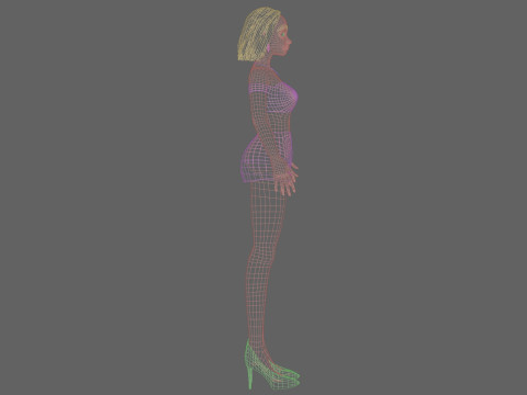 Young sweet girl V28467 Modelo 3D