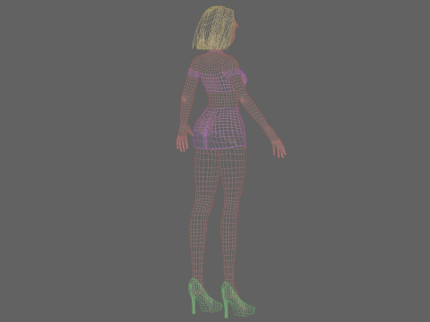 Young sweet girl V28467 Modelo 3D
