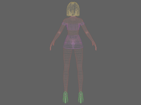 Young sweet girl V28467 Modelo 3D