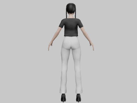 Cute sweet girl V27258 3D Model