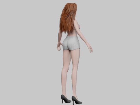 Pretty lovely girl V29264 Modelo 3D